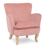 Bizzotto - POLTRONA CHENILLE ROSA
