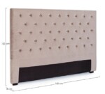 Bizzotto - TESTIERA LETTO CASPAR GRIGIO CHIARO 160 - immagine 3