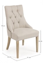 Bizzotto - SEDIA CALLY NATURALE - immagine 2