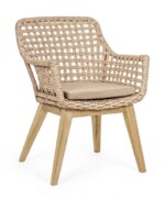 Homemotion - SEDIA C-BR C-C MADISON NATURALE