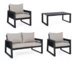 Bizzotto - SET4 SALOTTO C-C CAPTIVA ANTRACITE LH32 - immagine 2