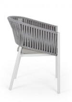 Homemotion - SEDIA C-BR C-C FLORENCIA BIANCO WG20 - immagine 5