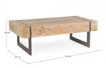 Bizzotto - TAVOLINO GARRETT 120X60 - immagine 2