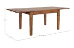 Bizzotto - TAVOLO CHATEAUX ALLUNG 120-160-200X90 - immagine 2