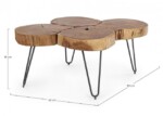 Bizzotto - TAVOLINO ORBITAL LOG 90X60 - immagine 2