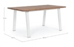 Bizzotto - TAVOLO OSLO BIA-NAT 160X90 - FSC - immagine 2