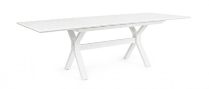 Bizzotto - TAVOLO ALL.KENYON 180-240X100 BIANCOCX21