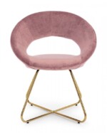 Yes - POLTRONA VANITY ORO VELLUTO ROSA - immagine 3