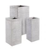 Bizzotto - SET3 P.VASO GRAFFITI QU BIANCO ALTO - immagine 2