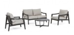 Bizzotto - SET4 SALOTTO C-C SIRENUS ANTRACITE YK13