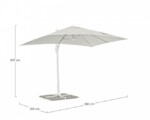 Bizzotto - OMBRELLONE BRACCIO EDEN 2X3 BIA-NAT - immagine 2