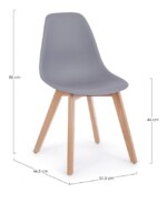 Yes - SEDIA SYSTEM GRIGIO - immagine 2