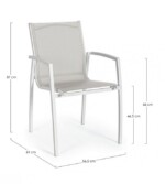 Yes - SEDIA C-BR HILLA BIANCO CLOUD LD30 - immagine 2