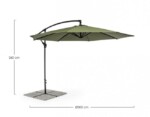 Yes - OMBRELLONE BRACCIO TEXAS 3M ANTR-OLIVE - immagine 2
