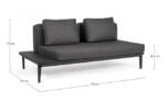 Homemotion - DIVANO 2P-LOUNGE MATRIX ANTRACITE WG21 - immagine 2