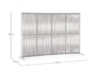 Homemotion - PARAVENTO PAXSON 180X120 BIA QS20/GRIGIO - immagine 2