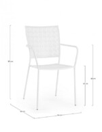 Yes - SEDIA C-BR LIZETTE BIANCO - immagine 3