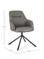 Bizzotto - POLTRONA GRANT PU GRIGIO - immagine 2