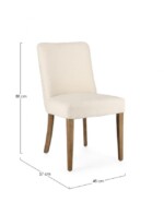 Bizzotto - SEDIA BEATRIZ NATURALE BOUCLE' - immagine 2