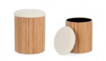 Bizzotto - SET2 POUF CONTENITORE NEDA NAT-BIA - immagine 4