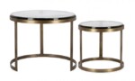 Homemotion - SET2 TAVOLINO ZAYLA TO OTTONE YX54 - immagine 3