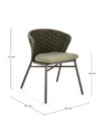 Homemotion - SEDIA C-C HARLOW OLIV QS24 - immagine 3