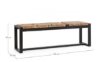 Bizzotto - PANCA ELWOOD 135X35 - immagine 2