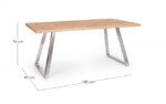Yes - TAVOLO DUKAT 180X90 ACCIAIO - immagine 2