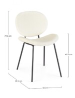 Yes - SEDIA MADDIE BIANCO - immagine 3