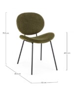 Yes - SEDIA MADDIE VERDE SCURO - immagine 3