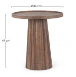 Homemotion - TAVOLINO ORISSA NAT D46 - immagine 2