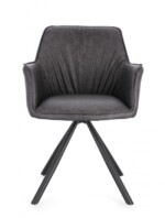 Bizzotto - SEDIA C-BR GIREV.BREVAL GRIGIO - immagine 3