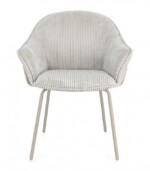 Bizzotto - SEDIA C-BR CASSIDY WARM/GRIGIO CHIARO - immagine 3