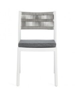 Bizzotto - SEDIA C-C ALVIN BIANCO/GRIGIO CHIARO - immagine 3
