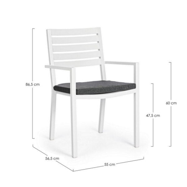 Yes - SEDIA C-BR C-C HELINA BIANCO LD30 - immagine 7