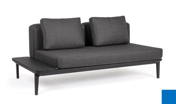 Homemotion - DIVANO 2P-LOUNGE MATRIX ANTRACITE WG21