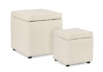 Yes - SET2 POUF CONT. DERRICK BIANCO - immagine 2