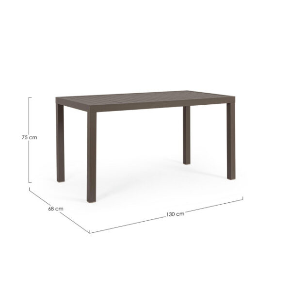 Yes - TAVOLO HILDE 130X68 COFFEE YK14 - immagine 7