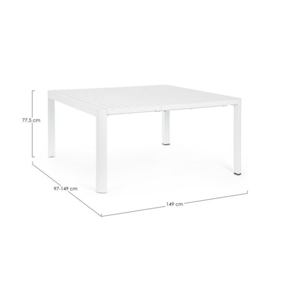 Bizzotto - TAVOLO ALL.KIPLIN 149X97/149 BIANCO CX21 - immagine 14