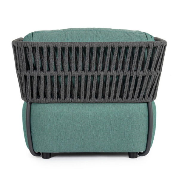 Homemotion - POLTRONA C-C PALMER ANTRACITE/JADE - immagine 9