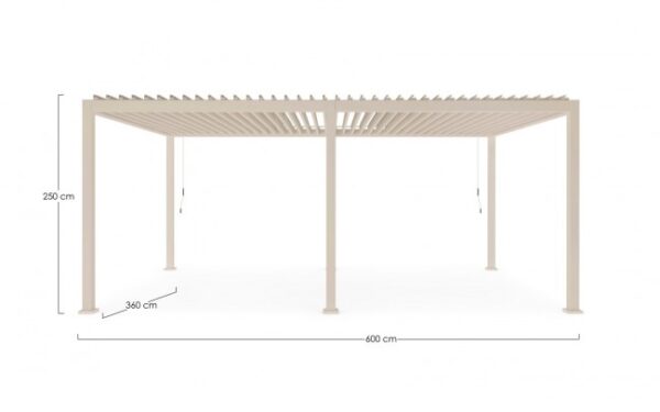 Bizzotto - PERGOLA OCEAN 3.6X6 SETA - immagine 5