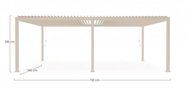 Bizzotto - PERGOLA OCEAN 3.6X7.2 SETA - immagine 4