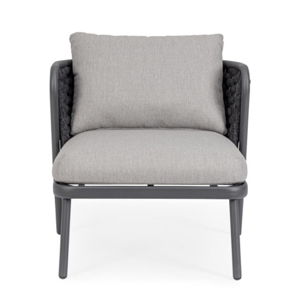 Homemotion - POLTRONA C-C HARLOW ANTRAC QS22/GRAPHITE - immagine 10