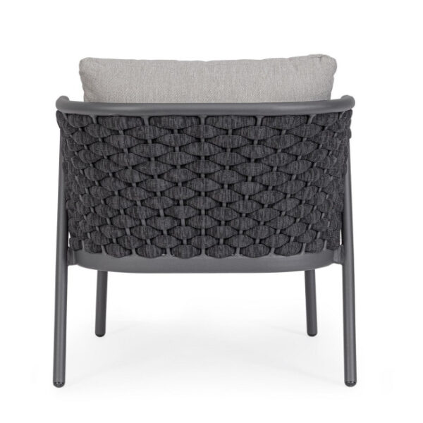 Homemotion - POLTRONA C-C HARLOW ANTRAC QS22/GRAPHITE - immagine 11