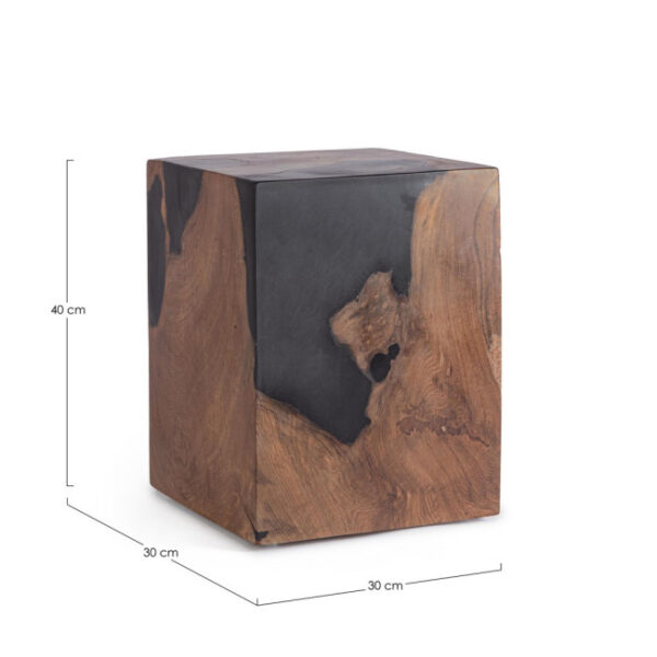 Bizzotto - TAVOLINO MELTY NERO 30X30 - immagine 7