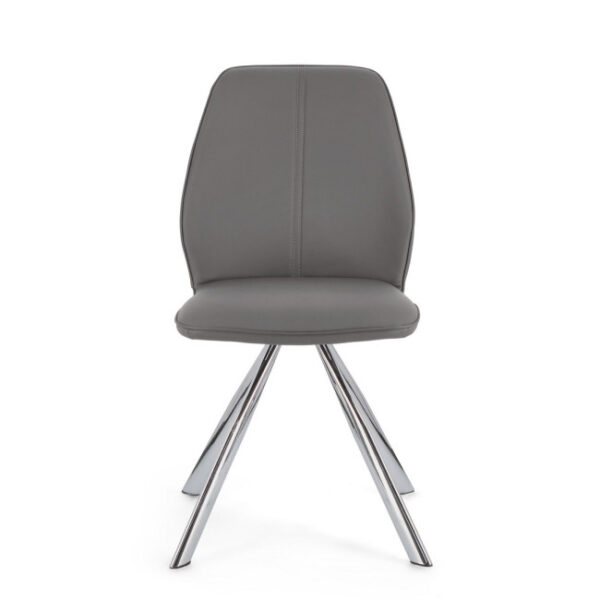 Bizzotto - SEDIA MAXWELL PU GRIGIO - immagine 8
