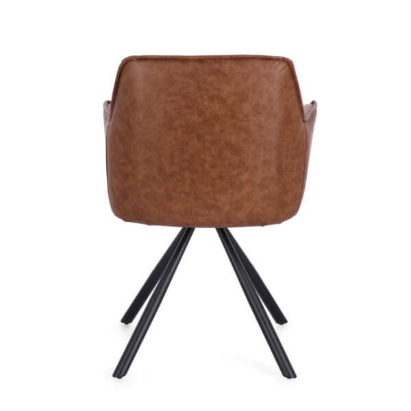 Bizzotto - SEDIA C-BR GIREV.BREVAL MARRONE CHIARO - immagine 9