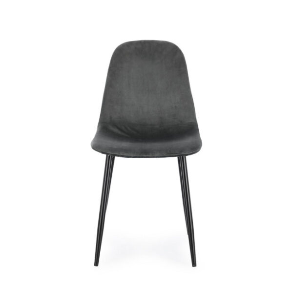 Yes - SEDIA IRELIA VELLUTO GRIGIO SCURO - immagine 13