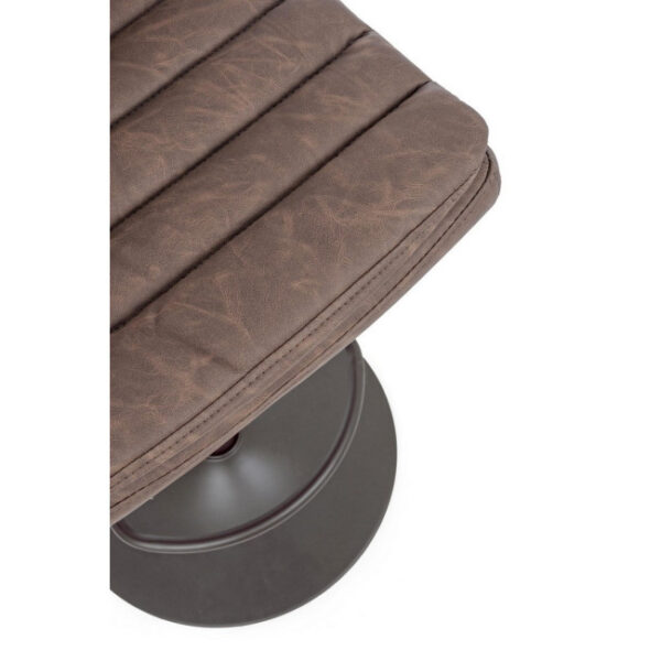 Yes - SGABELLO BAR CONNOR MARRONE VINTAGE - immagine 8