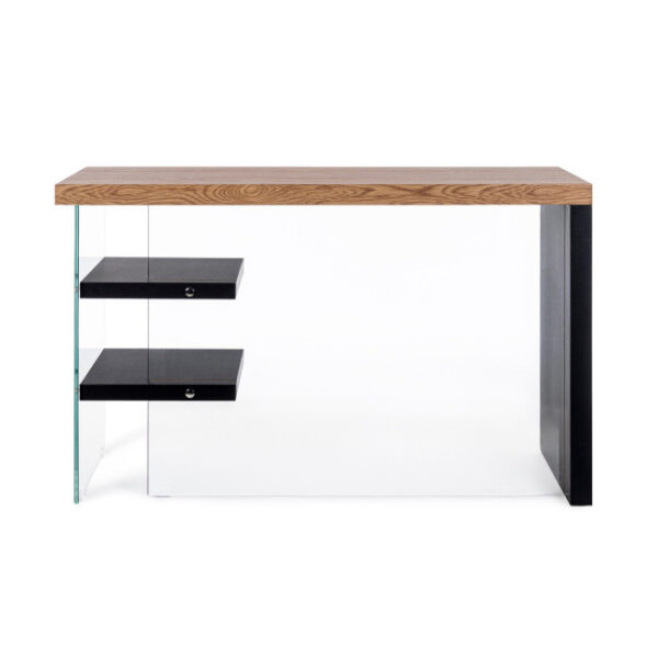 Bizzotto - SCRIVANIA 2M LINE WOOD NERO 120X50 - immagine 9